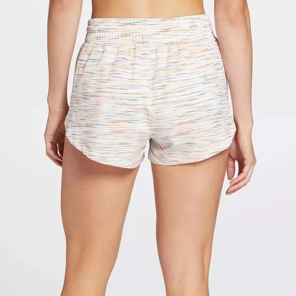 DSG Women's Stride Shorts 2.0- Pure White Spacedye- Small - Picture 2 of 10